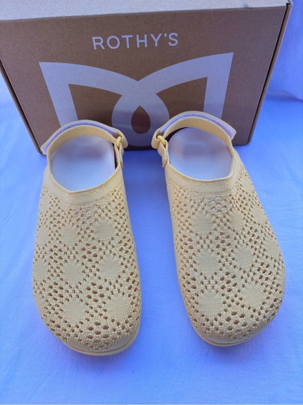 Rothy's Kids Pale Yellow Clog
